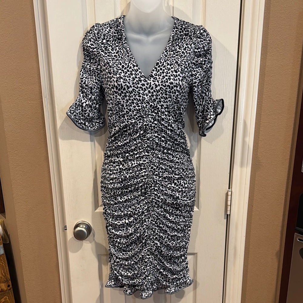 Hale Bob Black and White “Vila” Dress. Sz XS
